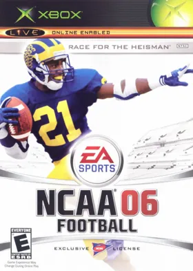 NCAA Football 06 (USA) box cover front